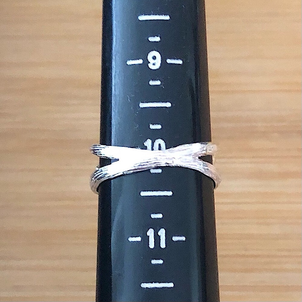 $64 Designer Estate Ring   Sterling Silver  Size 10   Marked BJ 925 China - Picture 6 of 6